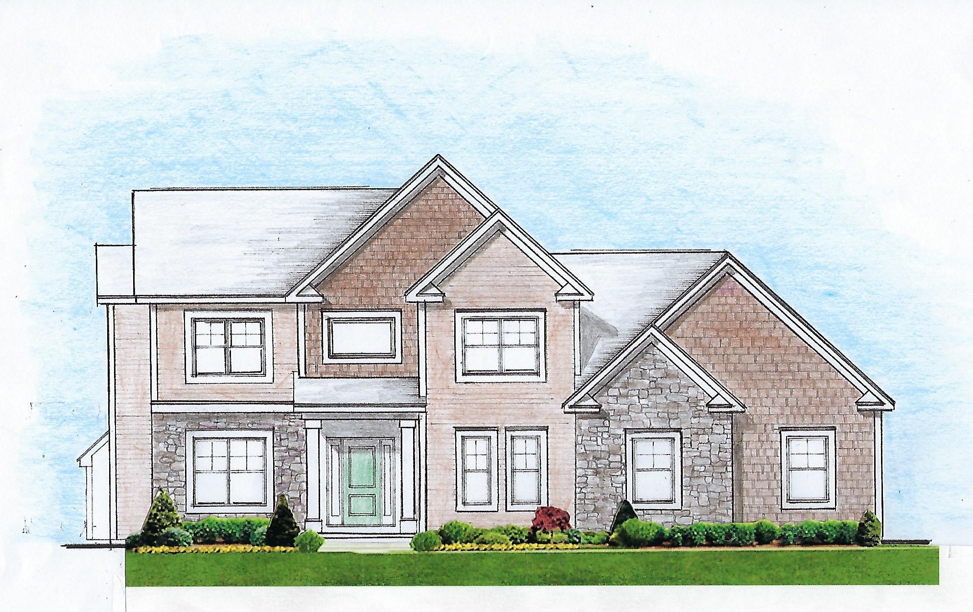 front elevation Rochester NY New Build Homes, Residential Construction Rochester NY, Home Builders in Rochester NY, New Build Properties Rochester NY, Rochester NY Custom Homes, New Home Construction Companies Rochester NY, Best Home Builders in Rochester NY,